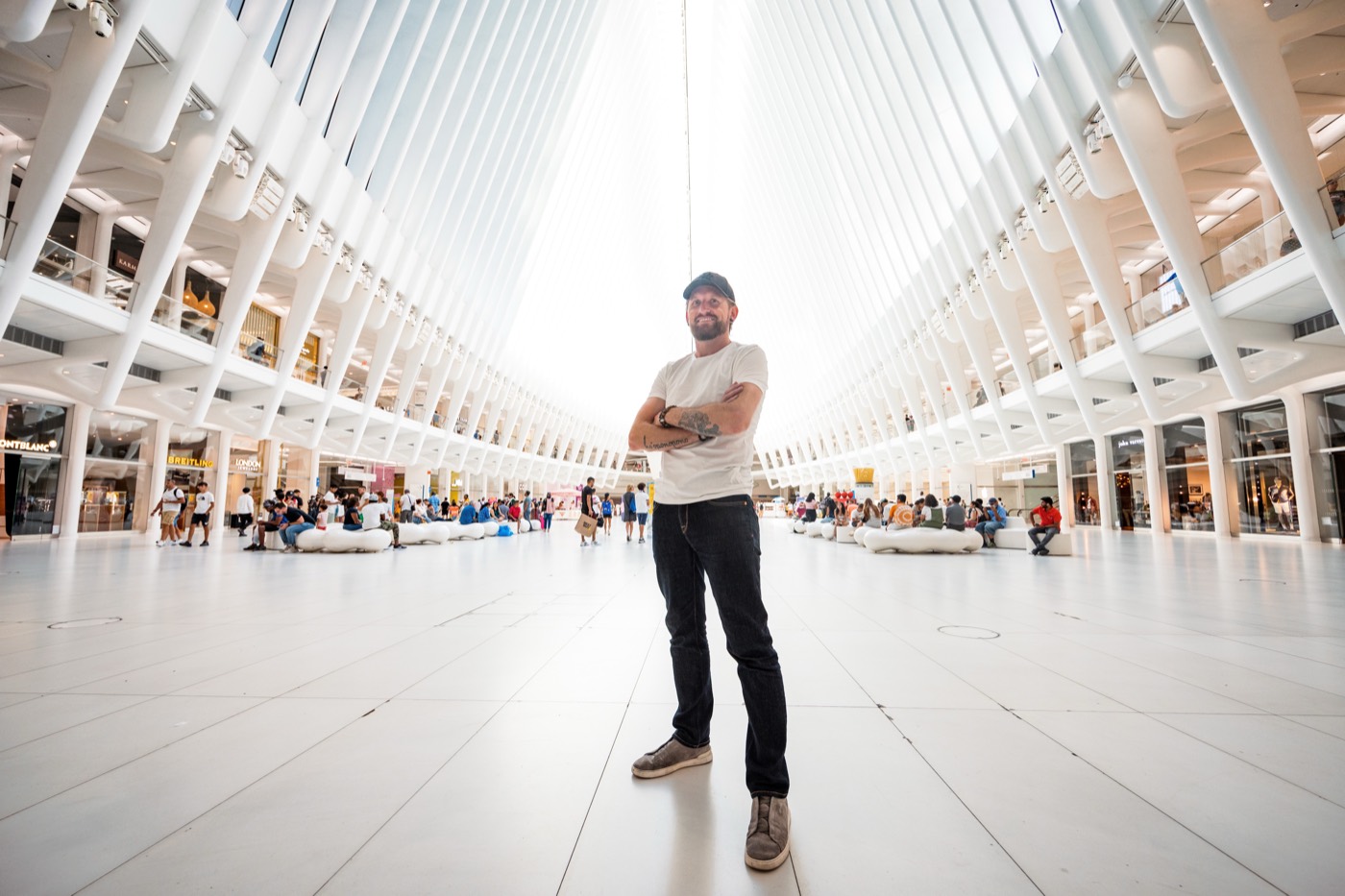 Portrait im Oculus World Trade Center
